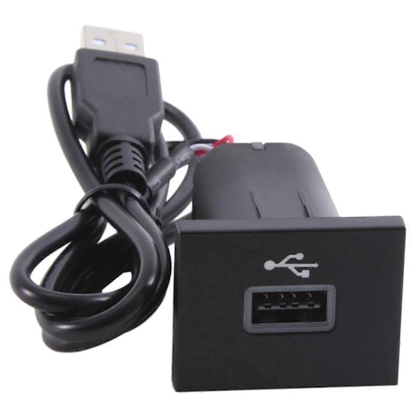Bil USB Input Adapter Audio Radio U-Disk Flash Socket Interface Kabel til Focus 2 Mk2 2009-2011[YJD] Black