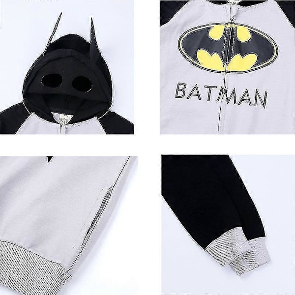 Barn Hoodie Tröja För Baby Barn Batman Hoody Jacka Topp [HK] 140