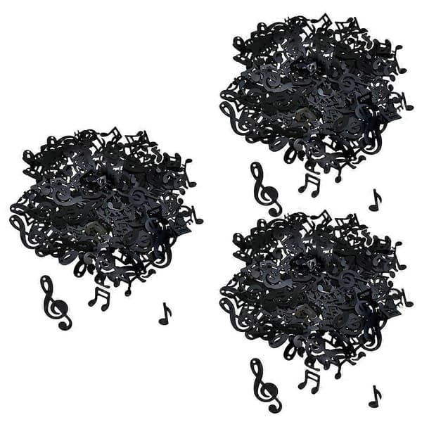 Dekorationspaket Notpapper Skrapa Plast Noter Festtillbehör 3-pack[YJD]