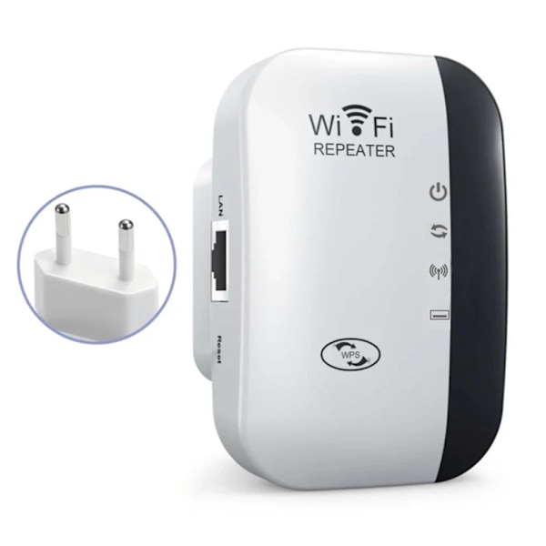 Wifi Repeater Trådlös Signal Förstärkare Utökat Nätverk Förbättrare EU US Hem Router 300m Thro(YJD) EU Plug