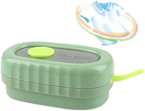 Sæbedispenserbørste, Skobørste, Trykrensebørste til Tøj, Møbler, Støvler, Tæpper, Badeværelse, Polstring, Sneakers, Hjem [YJD] Green