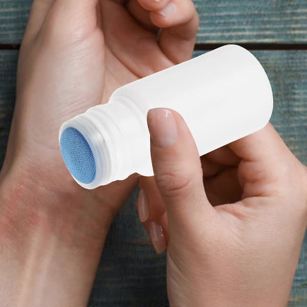 Svampehoved-applikatorflaske til kosmetisk brug med 5 stk. plastbeholdere[YJD]