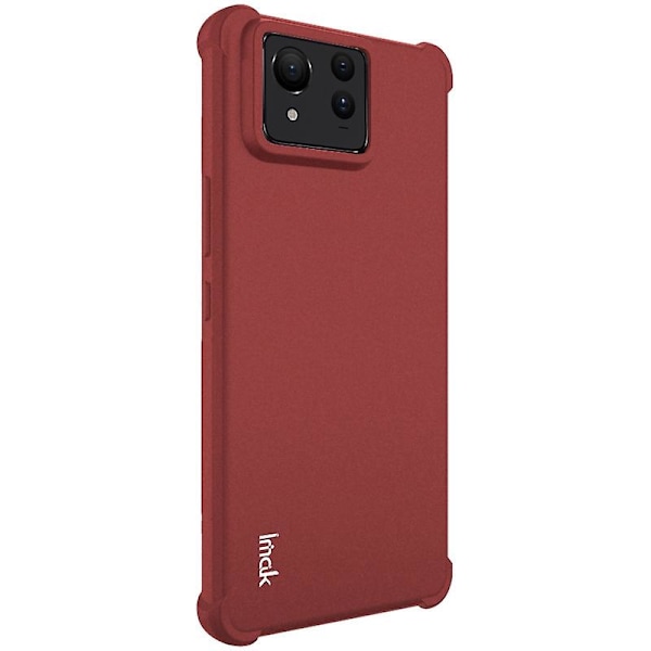 IMAK For Asus Zenfone 11 Ultra 5G Deksel Matt TPU Airbag Støtsikker Telefondeksel (YJD) Red Asus Zenfone 11 Ultra 5G