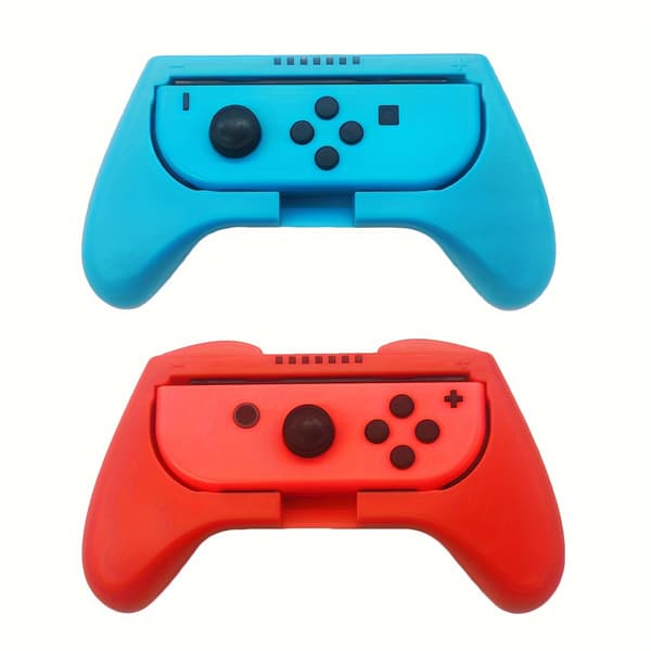 Egnet for Switch Game Controller Grip, Anti-fall og Anti-ripe, Forbedrer spillopplevelsen, Simulerer den virkelige spillopplevelsen, og Pla[YJD] Black+Light White