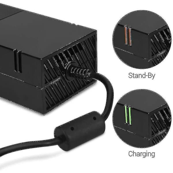 Oppgradert Xbox Strømforsyning Erstatningslader for Xbox One, 100-240V[YJD]