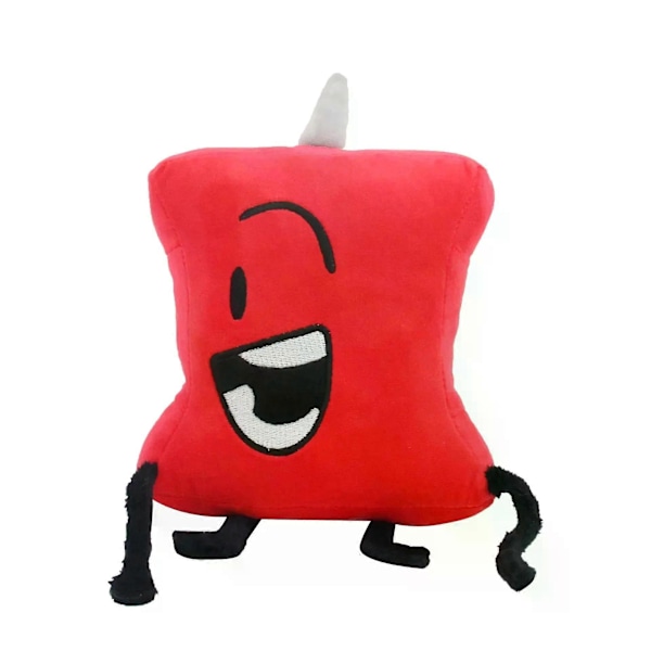 HaKeLai Ny BFDI Battle For Dream Island Plyschleksak Gosedjur Mjukt Djur X Siffror Blintz Block Markör Penna Häftapparat Pommes Frites Gåvor[YJD] Pin 20cm