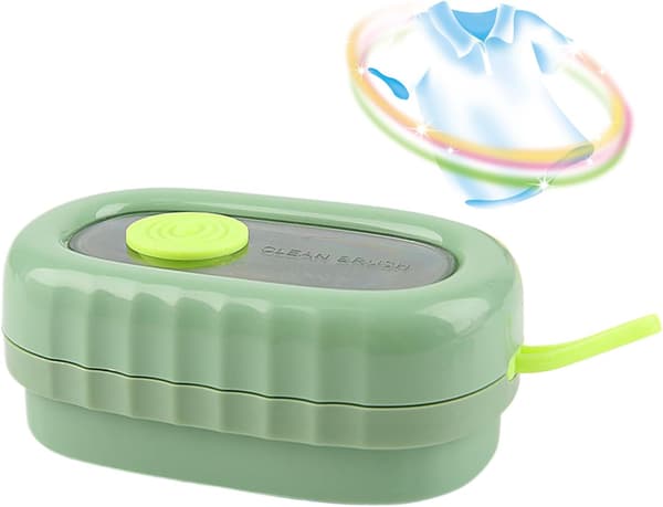 Sæbedispenserbørste, Skobørste, Trykrensebørste til Tøj, Møbler, Støvler, Tæpper, Badeværelse, Polstring, Sneakers, Hjem [YJD] Green