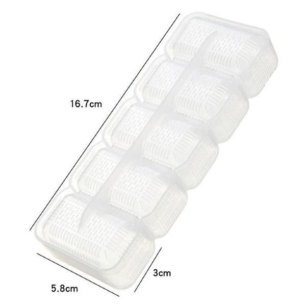 5 st/set Sushi Nigiri Maker Risbollsformar Nonstick Press Maker Diy Bento Verktyg[YJD] Transparent 1pc