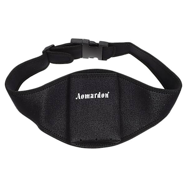 Mikrofonbälteshållare för fitnessinstruktörer, justerbar midjeväska för mikrofonhållare (YJD) Black 38.00X14.00X2.00CM