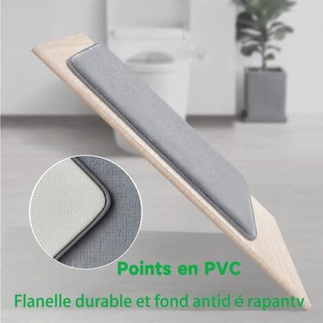 Absorberende Grå Badeværelsesmåtte 50x80cm til Køkken Badeværelse[YJD]