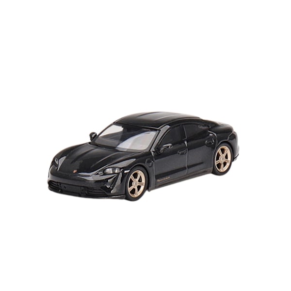 Porsche Taycan Turbo S Die-Cast Model 1:64 (YJD) Volcano Grey Metallic