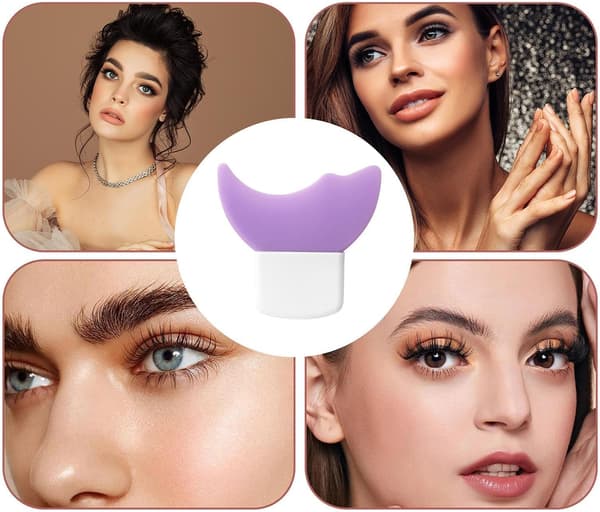 Vingad Eyeliner Stencil - Återanvändbar Silikon Multifunktionellt Sminkhjälpmedel | Eyelinerverktyg & Mascaraskydd, Precisionsguide, Resevänlig Skönhet