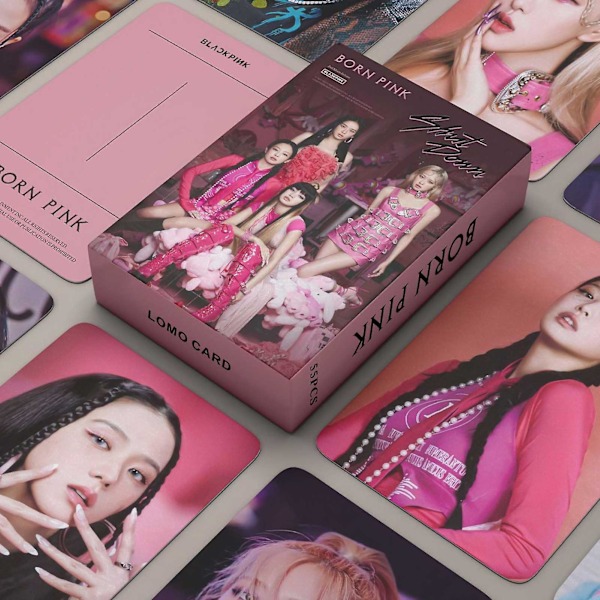 Blackpink Laser Fotocards Polaroid Slumpmässigt Litet Kort Set Mini Foto Kort Fans Present  (YJD) Laser