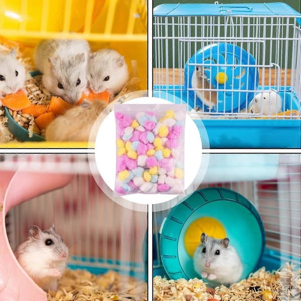 Hamster Seng Myk Varm Bomull Redemateriale for Små Kjæledyr Vinter Varmebevaring[YJD]