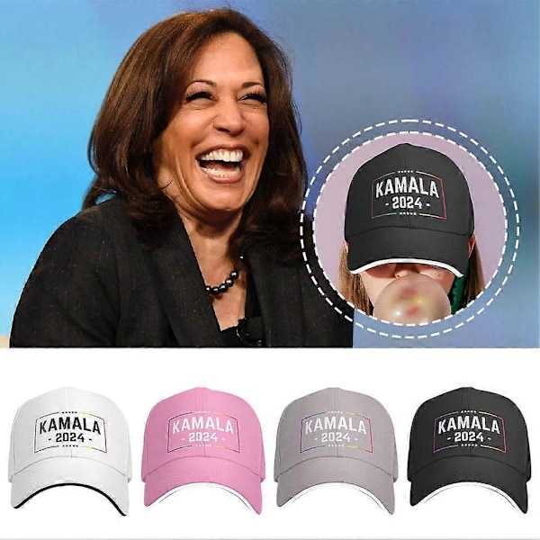 Kamala Harris 2024 Caps Kamala Harris for President Caps Harris Kamala Caps  (YJD) Black