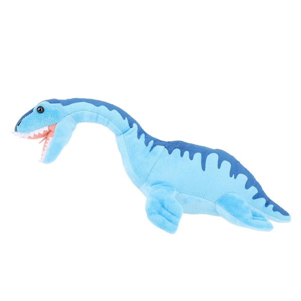 Plesiosaurus Dinosaur Plyschleksak Realistisk Mjuk Blå Dinosaur Fylld Djurleksak För Sovrum kk