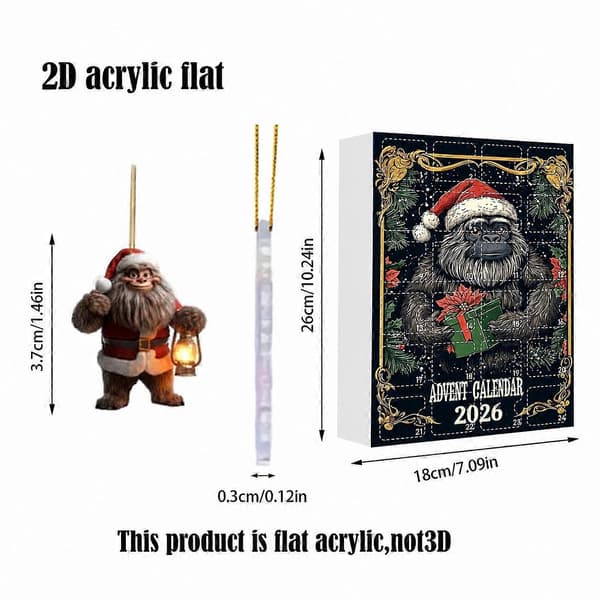 Daglig nedräkning till jul: 2026 Gorilla julkalender[YJD]