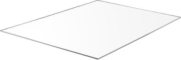 Akrylplade transparent A4 størrelse 2mm tykkelse 8 stk [YJD]