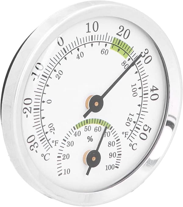 Mini termometer hygrometer for kjøleskap og humidor (-30°C til 50°C)[YJD]