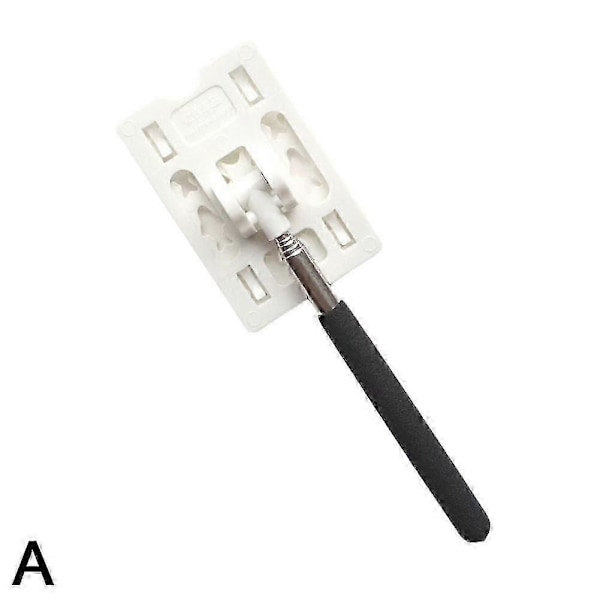 Teleskopisk Kort Holder Betalingskort Swipe Stick Parkerings Stang Bil Værktøj [YJD] White