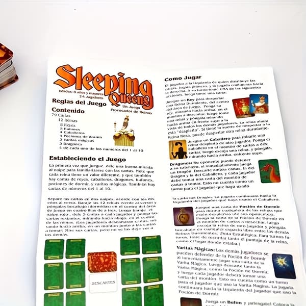Det nya kortspelet Sleeping Queens [YJD] Queens Card Game