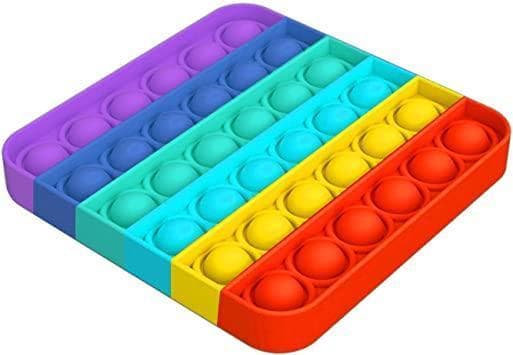 3 kpl Pop It Fidget Lelu Alkuperäinen - Sateenkaari multicolor multicolor multicolor multicolor one size