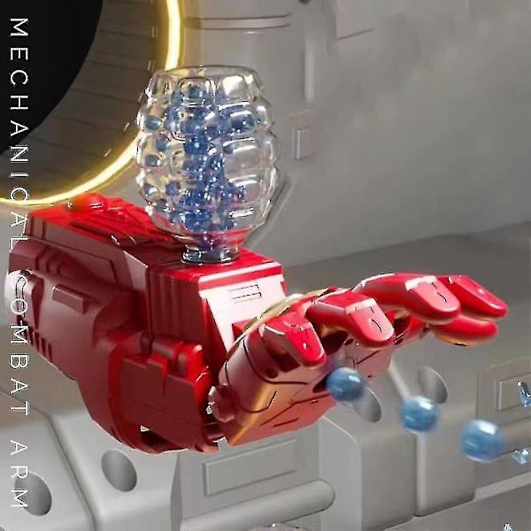 Elektrisk Iron Man Arm Launcher Blaster Splatter Arm Gun Leksaker (YJD) Upgrade Edition