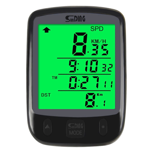 Cykelcomputer Vandtæt Speedometer Cykelcomputer Odometer[YJD] as shown