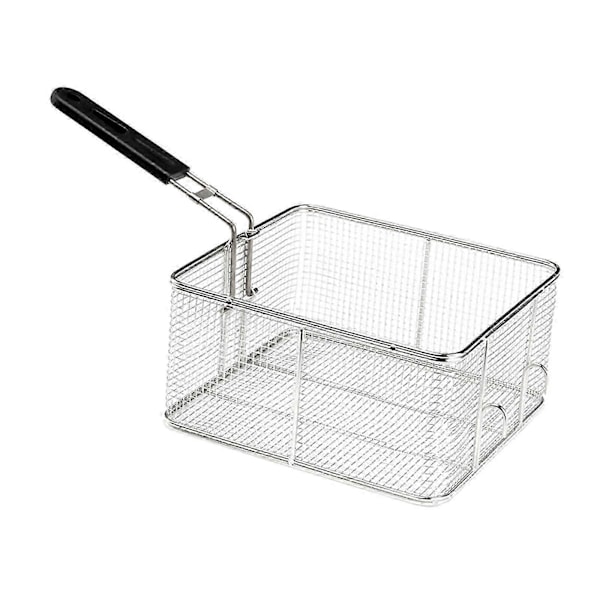 Fritekurv Fritteringskurv Mesh Kurv Kraftig Dørslag Frityrkoker Kurv Matpresentasjonskurver for BBQ Restaurant Party[YJD] style E