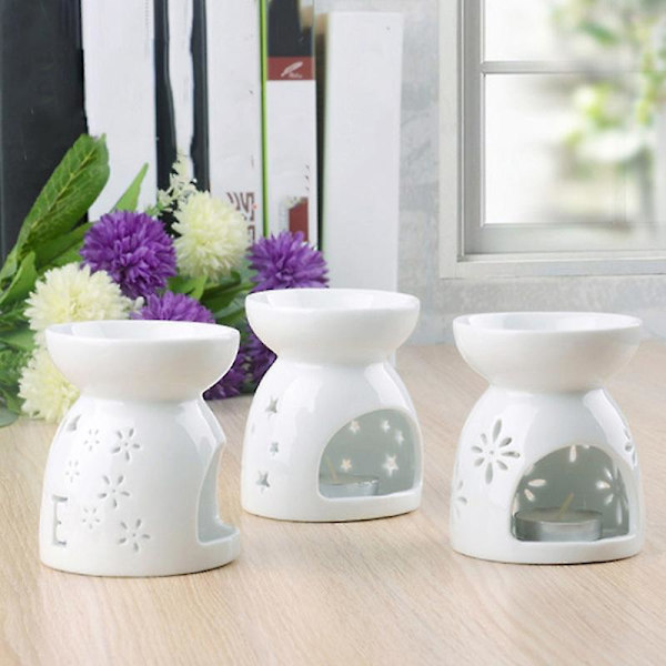 Keramisk Ljusstake Eterisk Oljebrännare Diffuser Aromaterapi Rökelse Lampor[YJD] A3 1pc