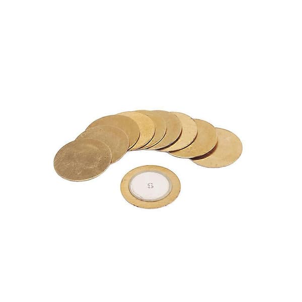 Piezo-skivor för akustiska gitarrer och instrument, 20-pack [YJD]