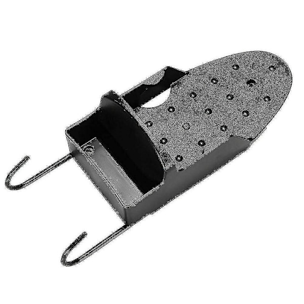 Strykebrettveggmontert oppbevaringsstativholder - svart - hs