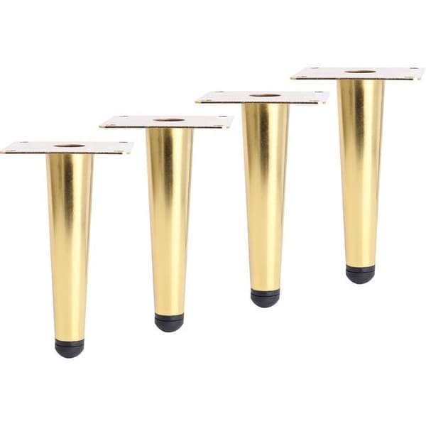 Möbelben - Set om 4 - 15 cm - Bordsben - Soffben - Skåpben - Möbelbensfästen - Guld - [YJD][YJD]