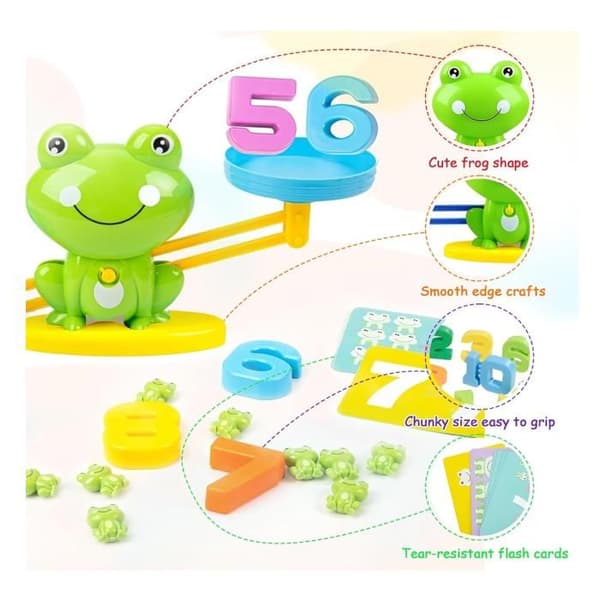 Needoh Nice Cube Stress Ball & Sensory Toy Blue Red Red