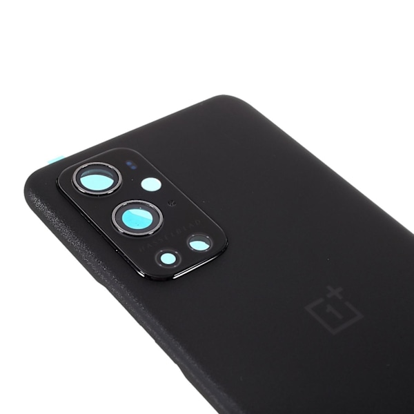 För OnePlus 9 Pro 5G OEM Batterihölje Reparationsdel + Kameralinsöverdrag (YJD) Black OnePlus 9 Pro 5G