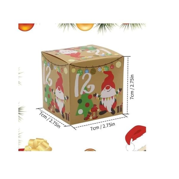 Julekalender - Uspecificeret - Pakke med 24 fyldbare poser - Papir - Blandet - Alder 3+[YJD]