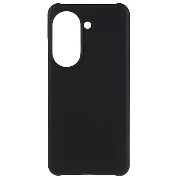 Asus Zenfone 9 5G Kiiltävä Kumipintainen Päivittäinen Suojakuori Kova PC Iskunkestävä Puhelinkotelo [HK] Black