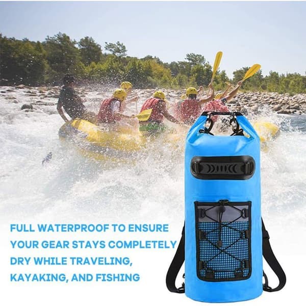 20L Vandtæt PVC Flydende Rygsæk til Rafting, Kajakroning, Fiskeri (YJD)