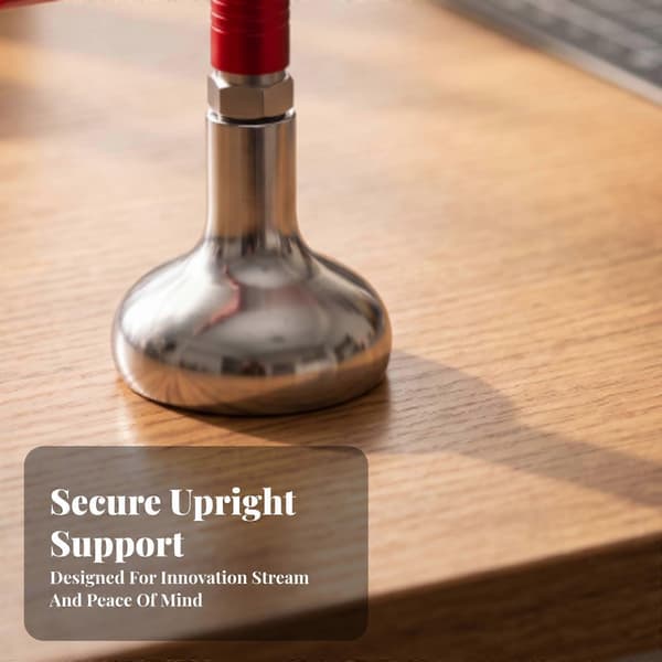 Airbrush-stativ med tyngd bas, stabilt för hobbyister [YJD]