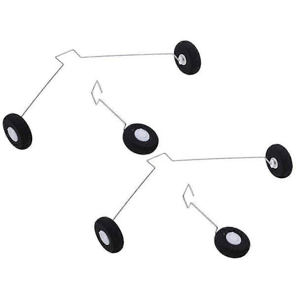 4x RC Flygplans Landningsställ Fäste Med Hjul för WLtoys F949 Tillbehör[HK]