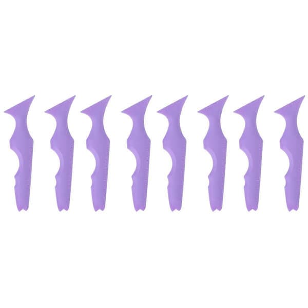 Sminkesjablonger Silikon Eyeliner-verktøy for Winged Liner 8 stk [YJD]