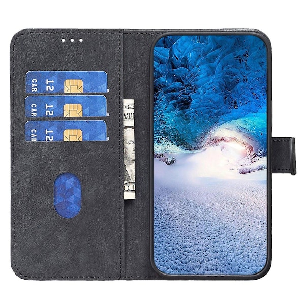 For Samsung Galaxy A23 4G/A23 5G (Global Version)/M23 5G/M13 4G/F23 5G Telefonveske Lommebok Mønster Sta[HK] Black Style E Samsung Galaxy A23 4G