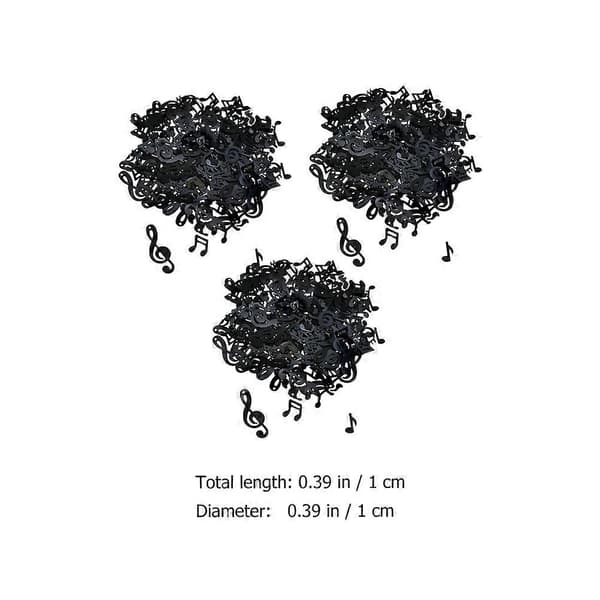 Dekorationspaket Notpapper Skrapa Plast Noter Festtillbehör 3-pack[YJD]