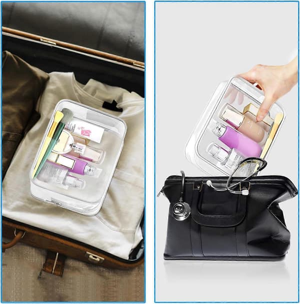 Reiseveske i PVC for flysikkerhet 20L Vanntett Kosmetikkveske[YJD]