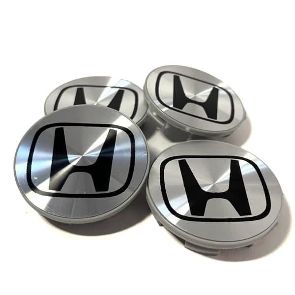 Honda NavCap 4-pakning hjulkapsler [YJD] 69mm - Silver