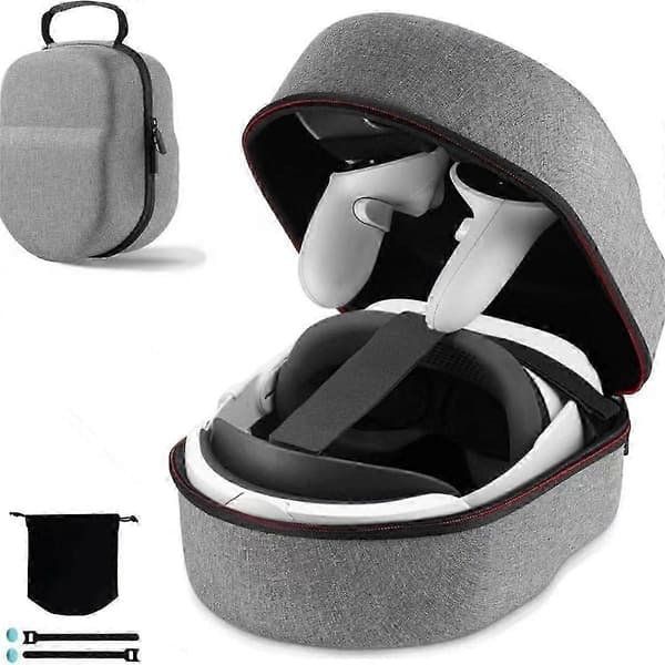 Bærbar oppbevaringsveske for VR Støtsikker reiseveske for 3/Quest 2 tilbehør-A[YJD] Black