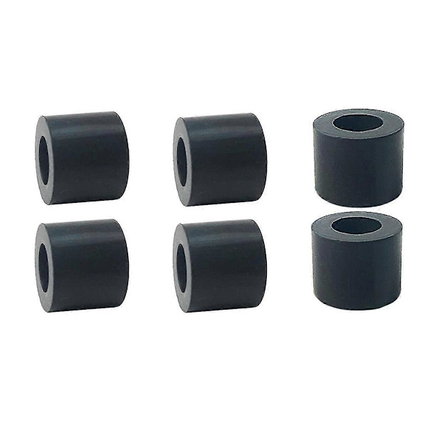 Udskiftning af gummirulle, kompatibel med Cricut Maker/Maker 3, måtteføringsgummier til Cricut-reparation [YJD] Black