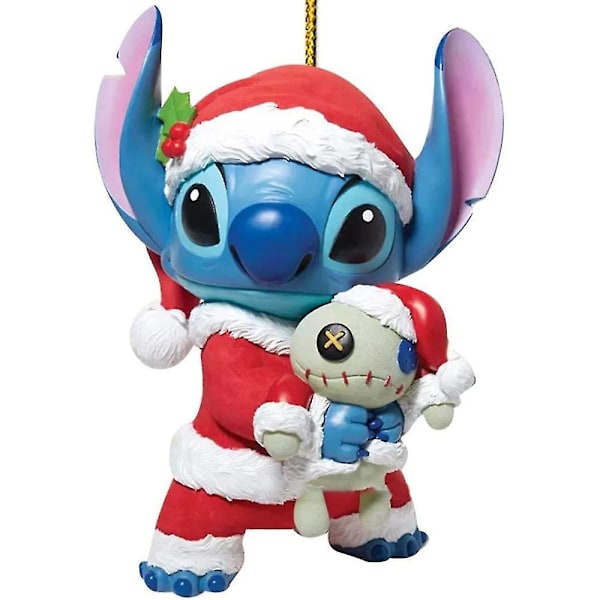 Juletræstegninger Lilo Stitch Pynt Juletræ Hængende Dekoration Fest Vedhæng Gave