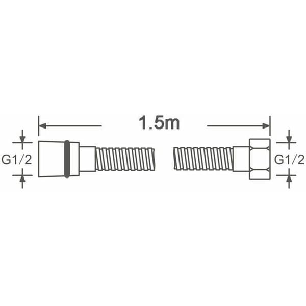 Bruseslange - AUTREMENT - BASKET - 150 cm - Messing - Rosaguld (YJD)