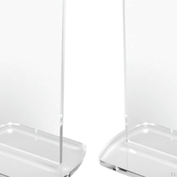 2 Stykker Boksehandsker Display Rack Akryl Handsker Holder Holdbart Fighting Showcase for[YJD] clear